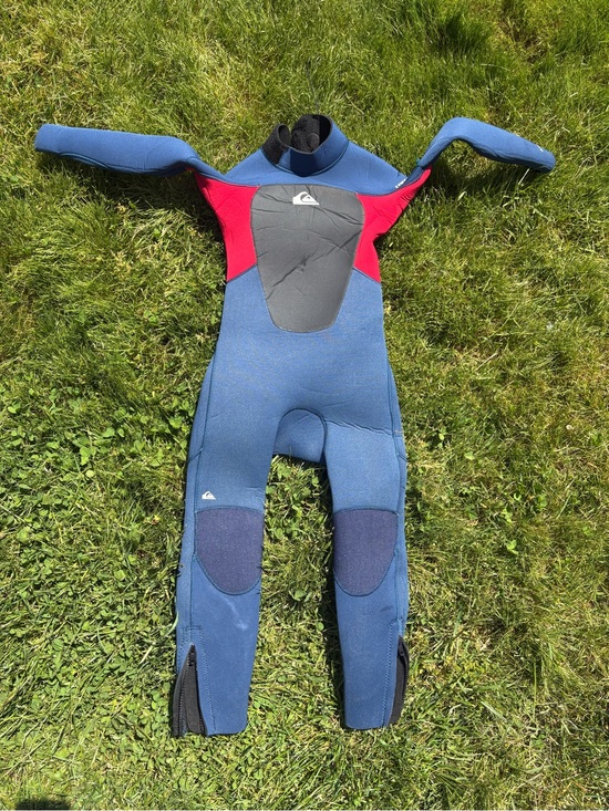 Quiksilver Blue & Red Kids One-Piece Wetsuit